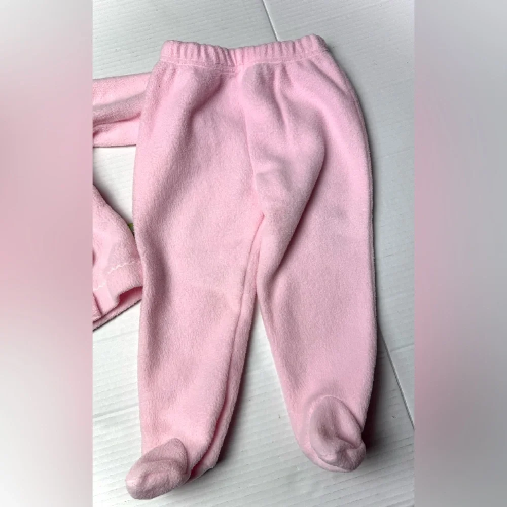 Vintage‎ Sesame Street Baby Girl 6 - 9 Months Fleece Outfit Set Shirt And Pants
